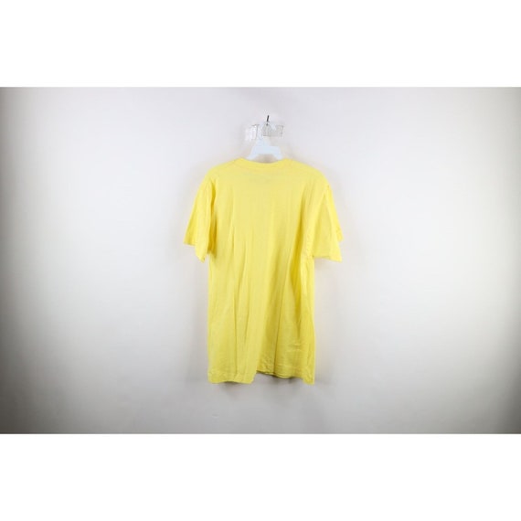 90s Streetwear Mens Large Blank Short Sleeve Pock… - image 6