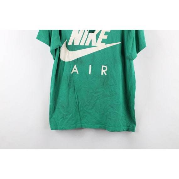 90s Nike Air Mens Medium Thrashed Big Swoosh T-Sh… - image 3