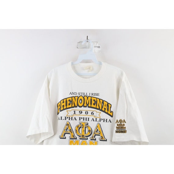 90s Mens XL Alpha Phi Alpha Fraternity Phenomenal… - image 2