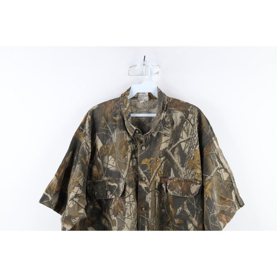 90s Woolrich Mens 2XL Faded Realtree Camouflage S… - image 2