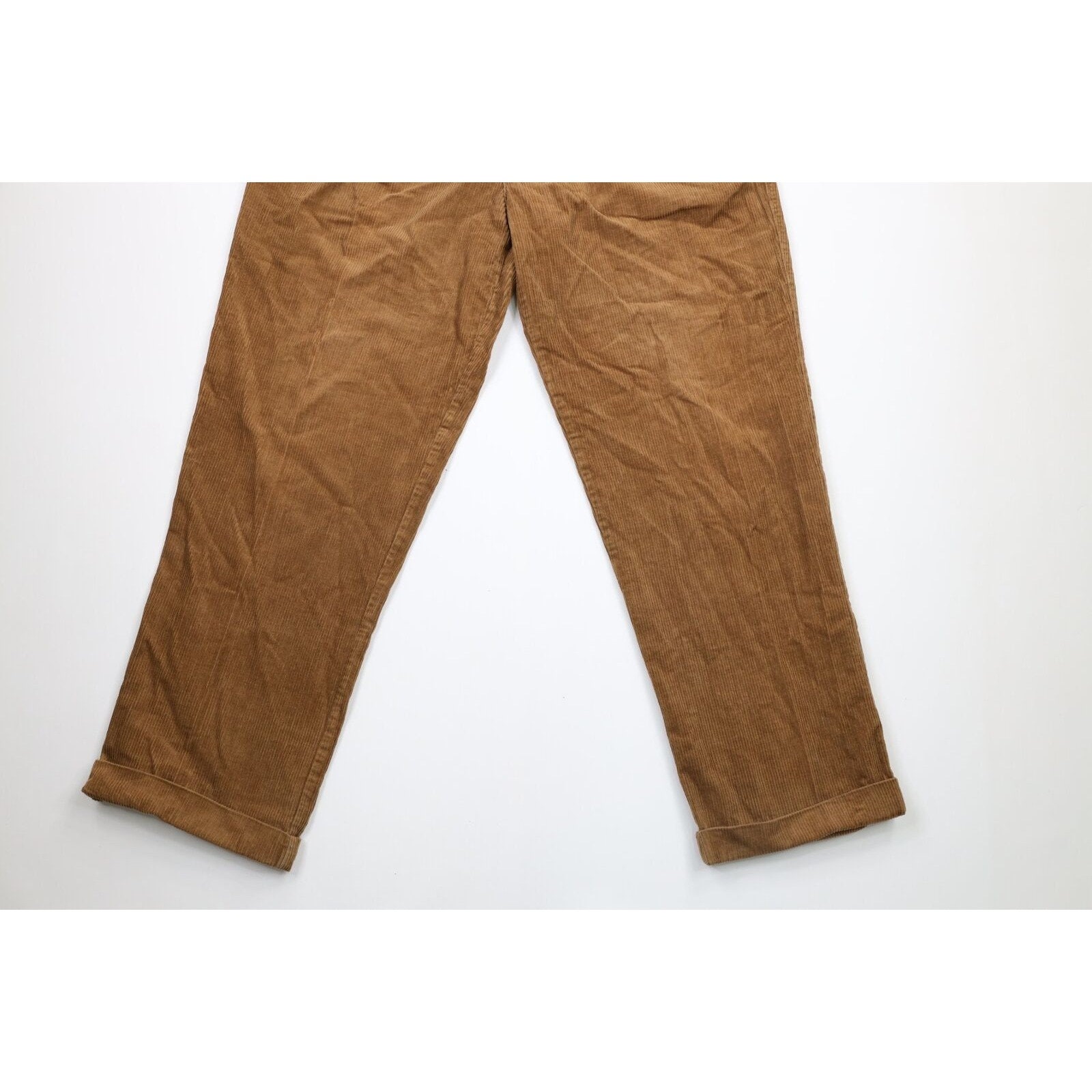 90s Streetwear Mens 40x34 Faded Pleated Cuffed Wide Leg