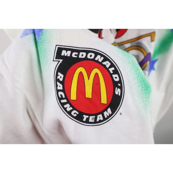 Deasdstock Vintage 90s Mens XL McDonalds Racing T… - image 9