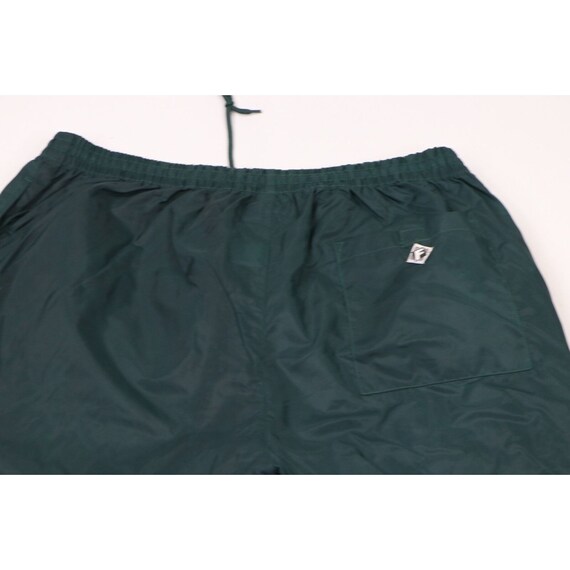 90s Streetwear Mens XL Blank Waterproof Nylon Jog… - image 7