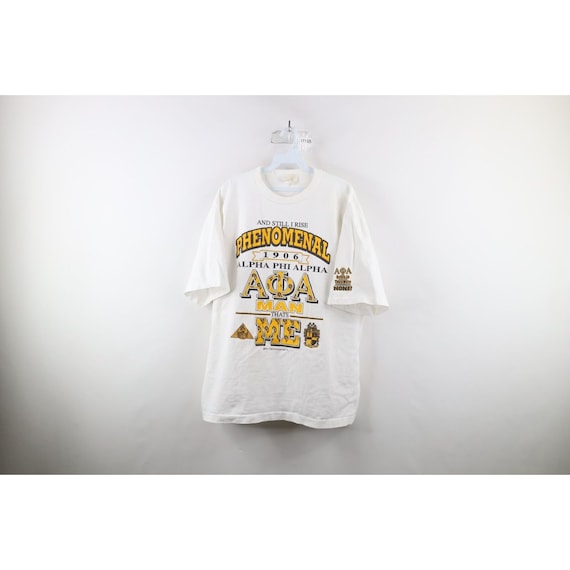 90s Mens XL Alpha Phi Alpha Fraternity Phenomenal… - image 1