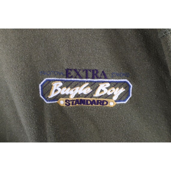 90s Bugle Boy Mens Large Faded Spell Out Boxy Fit… - image 4