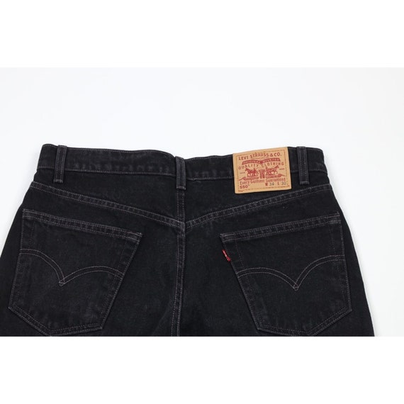 90s Levis 550 Mens 34x30 Distressed Relaxed Fit D… - image 10