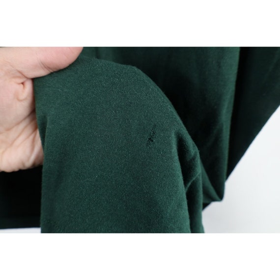 90s Streetwear Mens XL Faded Blank Short Sleeve P… - image 10