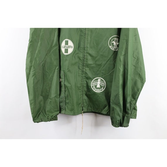 60s Mens 2XL XXL Car Racing Full Zip Cafe Racer B… - image 3