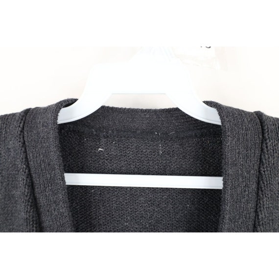 90s Streetwear Mens XL Faded Blank Knit Kurt Coba… - image 4