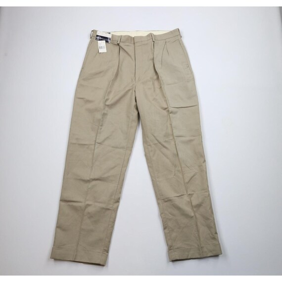 Buy Deadstock Vintage 80s 90s Ralph Lauren Mens 38x32 Linen Blend 