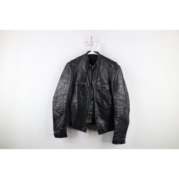 60s/70s cafe racer leather - Gem