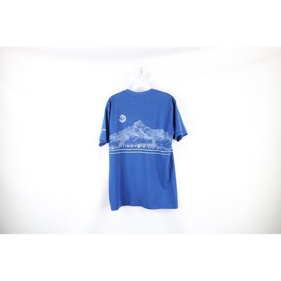 80s Streetwear Mens Large Distressed Mountains Sp… - image 7