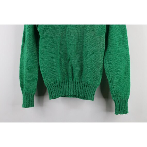 90s Streetwear Womens Small Blank Shetland Wool K… - image 3