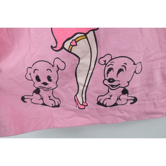 90s Betty Boop Womens Large Faded Custom Cropped … - image 5