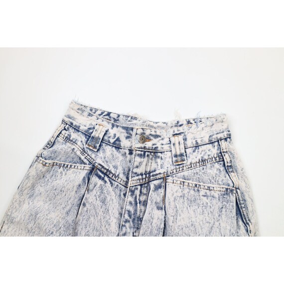 90s Streetwear Womens 26 Distressed Acid Wash Ple… - image 6