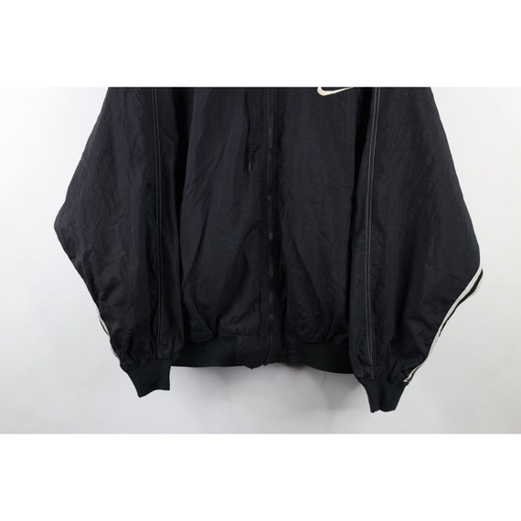 90s Nike Mens XL Distressed Mini Swoosh Lined Hoo… - image 3