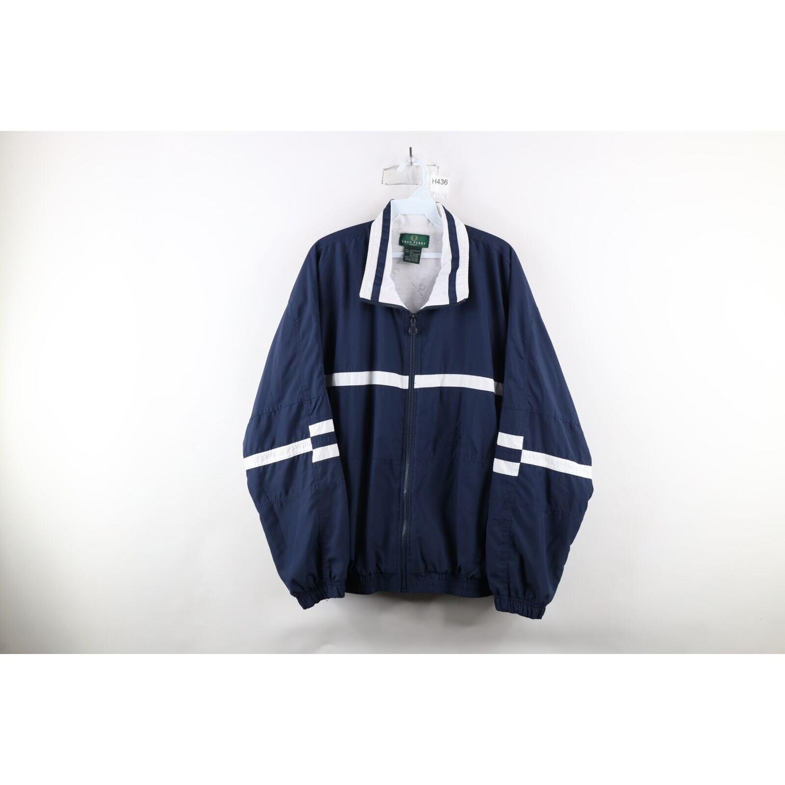 90s Fred Perry Mens Medium Spell Out Lined Full Zip Windbreaker Jacket Vintage Fred Perry Windbreaker Jacket 1990s Fred Perry Jacket 90s Etsy