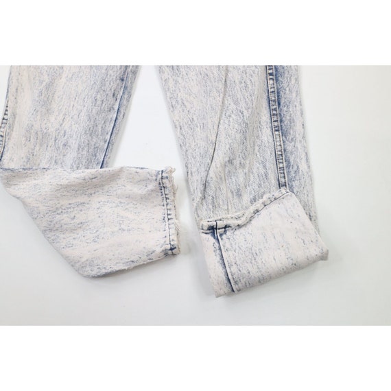 90s Streetwear Womens 26 Distressed Acid Wash Ple… - image 5