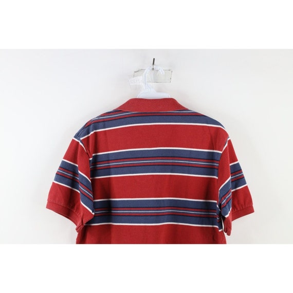 90s Ralph Lauren Mens Medium Faded Striped Color … - image 8