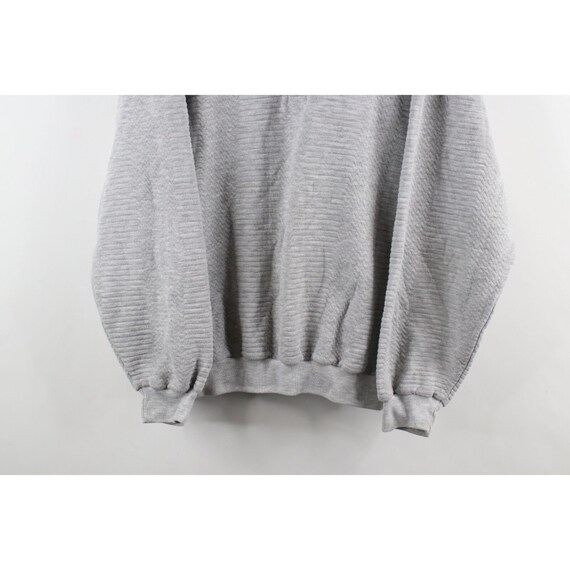 90s Streetwear Mens XL Faded Textured Collared Pu… - image 3