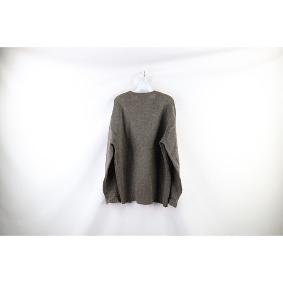 70s Streetwear Mens Size 46 Blank Shetland Wool K… - image 7
