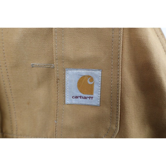 90s Carhartt Mens 44x30 Thrashed Quilted Double K… - image 7