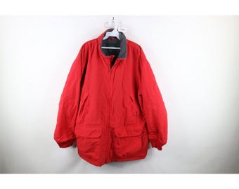 Vintage 90s J Crew Down Quilted Insulated Zip off Sleeve 