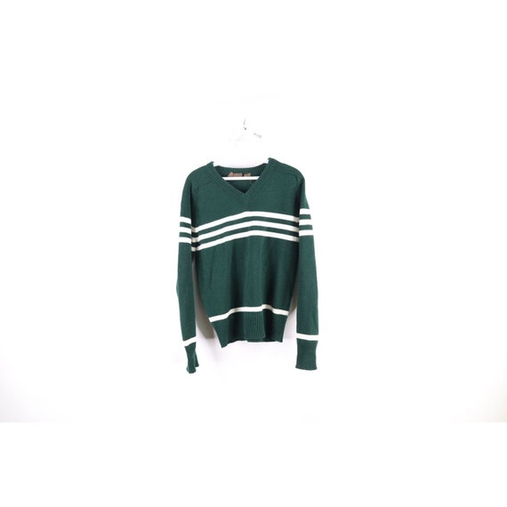 70s Streetwear Womens Small Striped Color Block K… - image 1