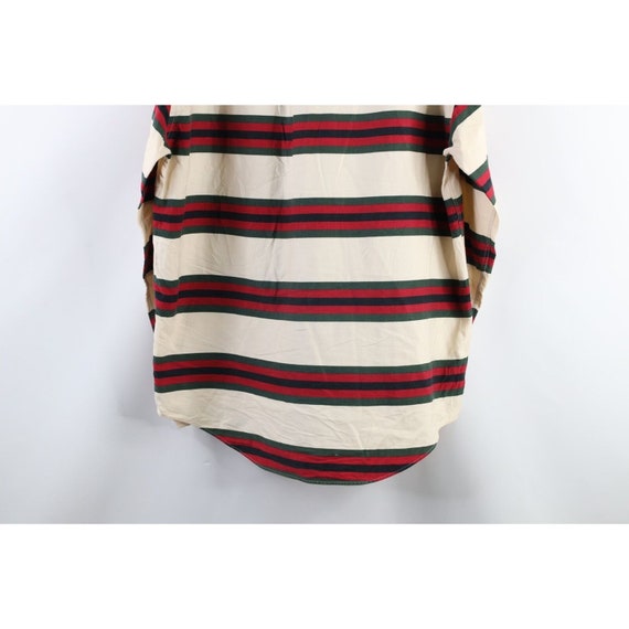 90s Tommy Hilfiger Mens XL Striped Color Block Co… - image 10