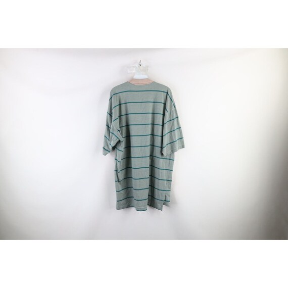 90s Quiksilver Mens XL Baggy Fit Striped Surfing … - image 6