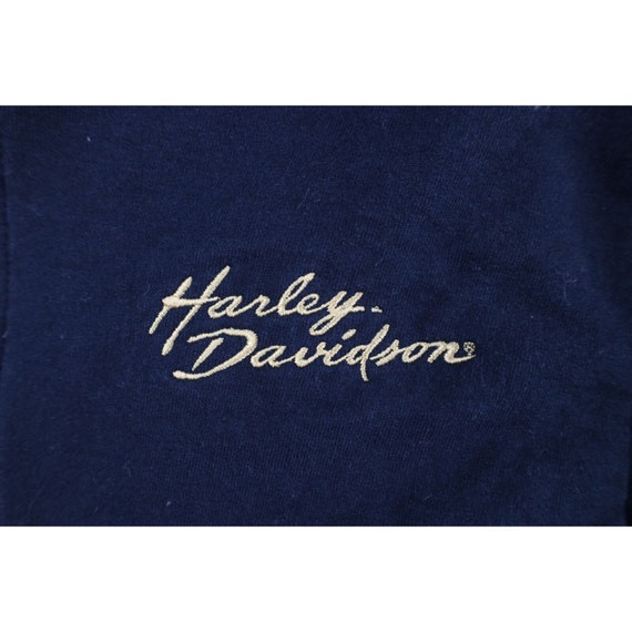 90s Harley Davidson Womens S Faded Cropped Leopar… - image 4