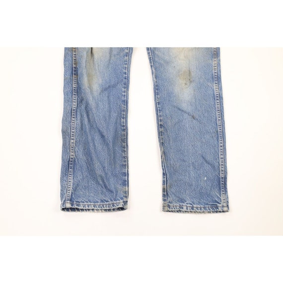 90s Streetwear Mens 34x30 Thrashed Straight Leg D… - image 3