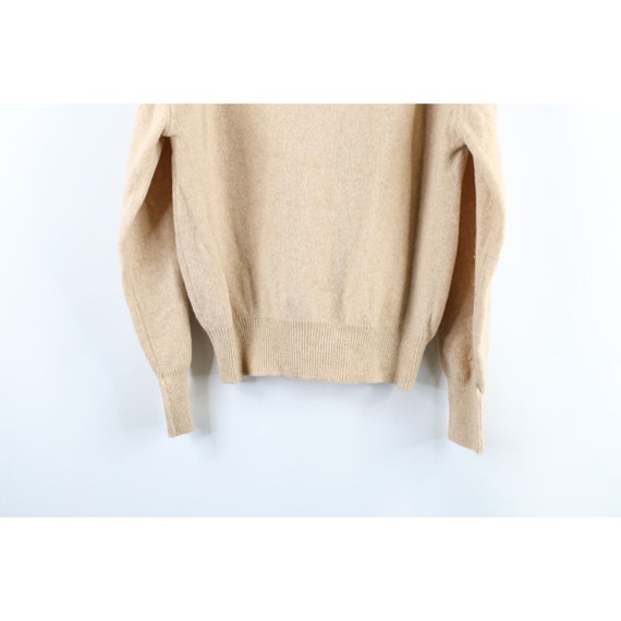 70s Streetwear Womens Medium Blank Lambswool Knit… - image 7