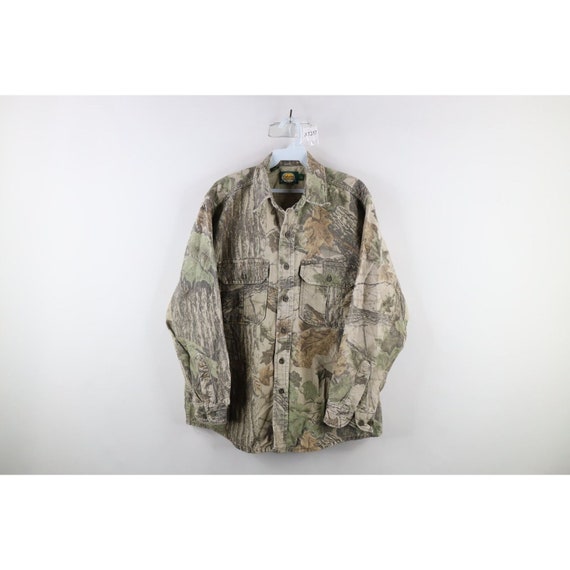 90s Cabelas Mens Large Distressed Realtree Camoufl