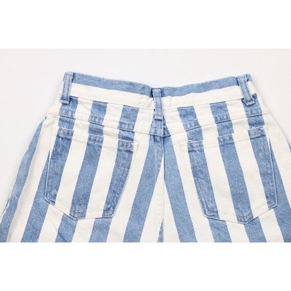 90s Streetwear Womens 5 / 6 Distressed Striped De… - image 8