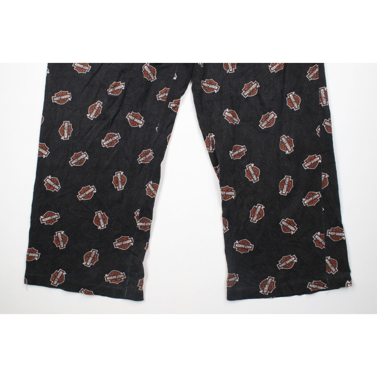 90s Harley Davidson Mens XL Faded All Over Print Wide Leg Lounge Pants Vintage Harley Davidson Wide Leg Pants 1990s Harley Pajama Pants Etsy UK