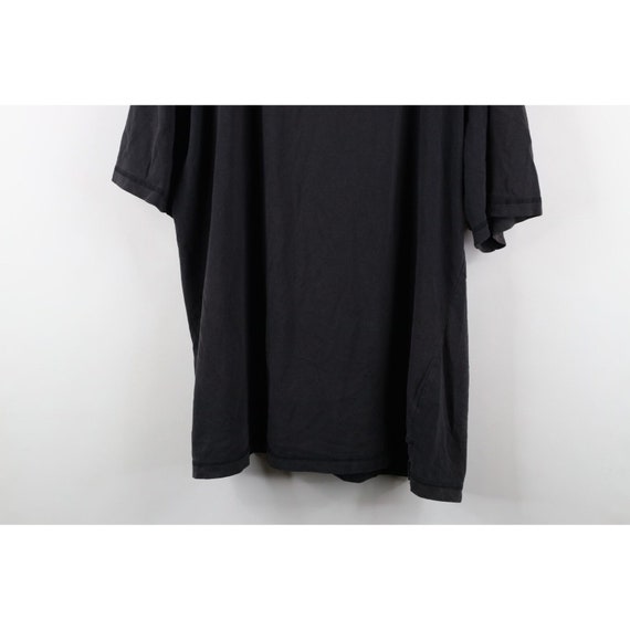90s Streetwear Mens Large Faded Blank Short Sleev… - image 9