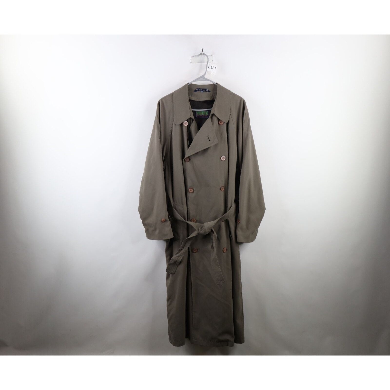 90s Chaps Ralph Lauren Mens 44R Belted Microfiber Trench 90s Chaps Ralph Lauren Mens 44R Belted Microfiber Trench