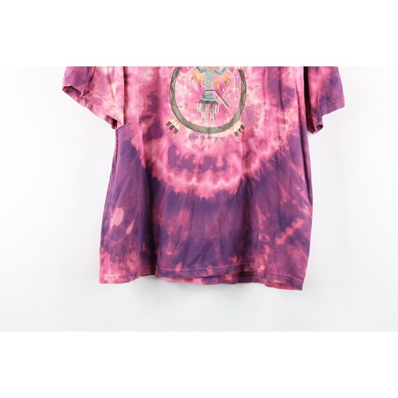 90s Streetwear Womens Large Acid Wash Southwester… - image 3