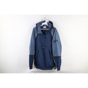Vintage 90s Columbia Sportswear Windbreaker Half Zip Jacket