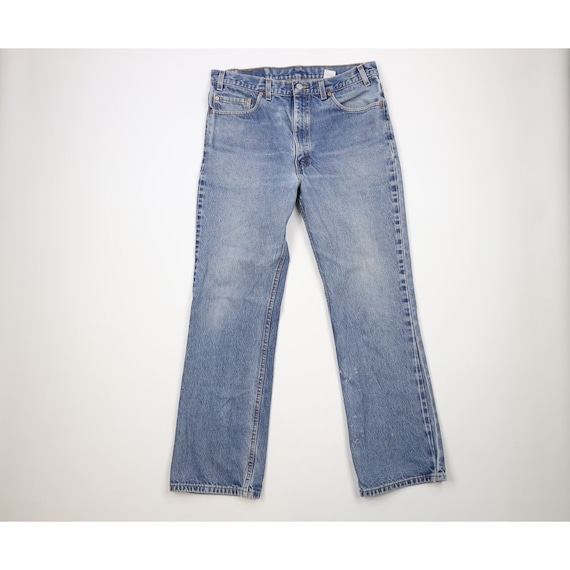 Vintage Y2K 2001 Levis 517 Mens 38x32 Distressed Flared