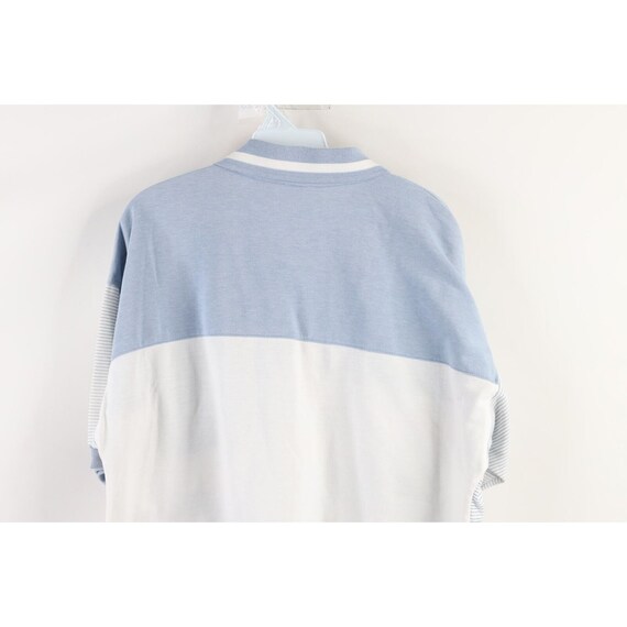 90s Streetwear Mens Large Striped Color Block Col… - image 9