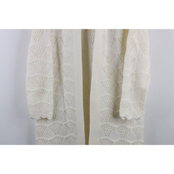 Deadstock Vintage 50s 60s Womens Large Crochet Kn… - image 3
