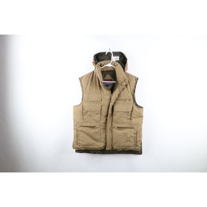 Buy 90s J. Crew Mens Large Down Fill Puffer Vest Jacket Green 
