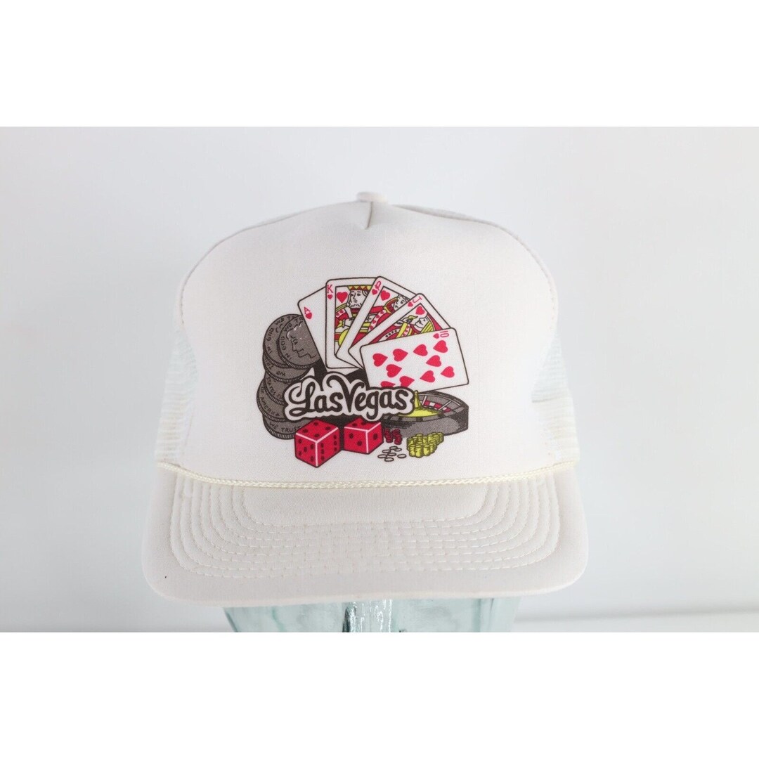帽子 Las Vegas 90s OLD souvenir cap deadstock Vtg Las Vegas 1990s Script Graphic Souvenir Snapback Hat