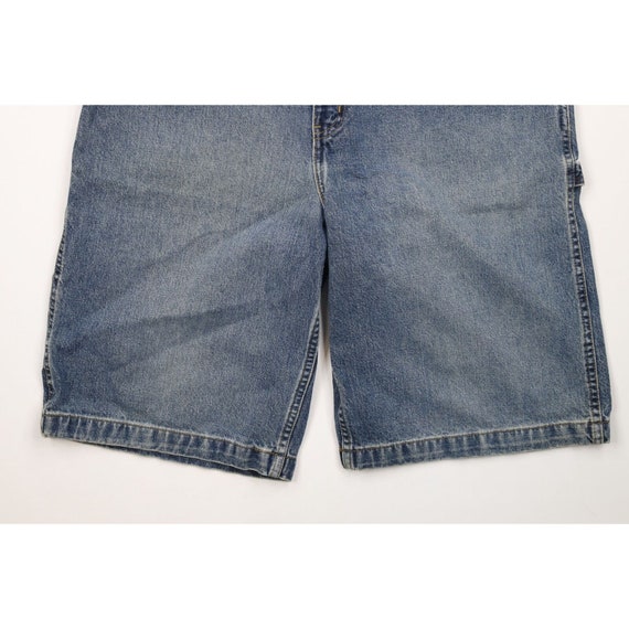 90s Streetwear Mens 36 Distressed Baggy Fit Denim… - image 4