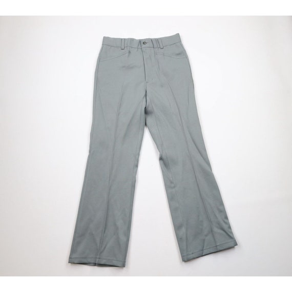 60s 70s Streetwear Mens 30x30 Knit Wide Leg Bell … - image 1