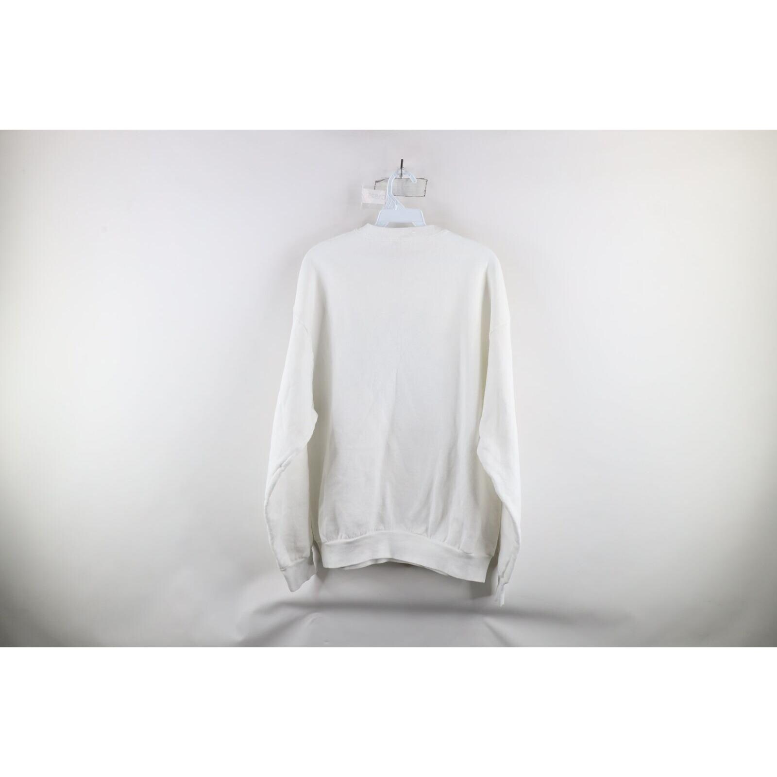 【foufou】“sheep is coming to town” jumper 90s Hallmark Shoebox Greetings Womens XL Sheep Fleece on