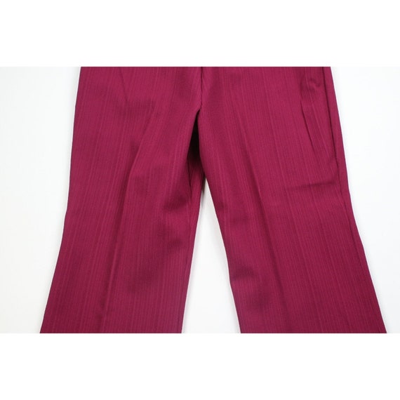 60s 70s Streetwear Womens 16 Ribbed Knit Wide Leg… - image 9