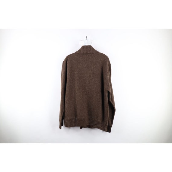 50s 60s Streetwear Mens Large Wool Suede Leather … - image 7